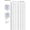 Душевой уголок Riho Scandic NXT X204 G001089121 137,2x87,2 см L, профиль черный матовый, стекло прозрачное