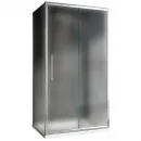Душевой уголок 160x50 см Abber Schwarzer Diamant AG30160MH-S50M-S50M матовое