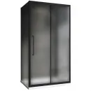 Душевой уголок 120x100 см Abber Schwarzer Diamant AG30120BMH-S100BM-S100BM матовое