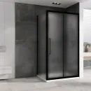 Душевой уголок 120x70 см Abber Schwarzer Diamant AG30120BMH-S70BM матовое