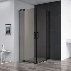 Душевой уголок 100-110x70-80 см Cezares SLIDER-AH-2-70/80-100/110-BR-NERO бронза