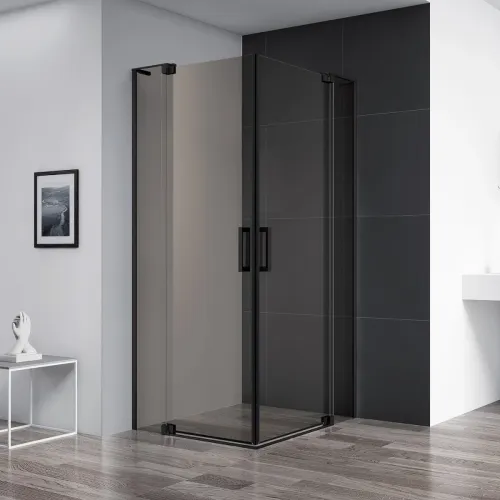 Душевой уголок 100-110x70-80 см Cezares SLIDER-AH-2-70/80-100/110-BR-NERO бронза