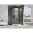Душевой уголок 110x90 см Abber Schwarzer Diamant AG01119B прозрачное
