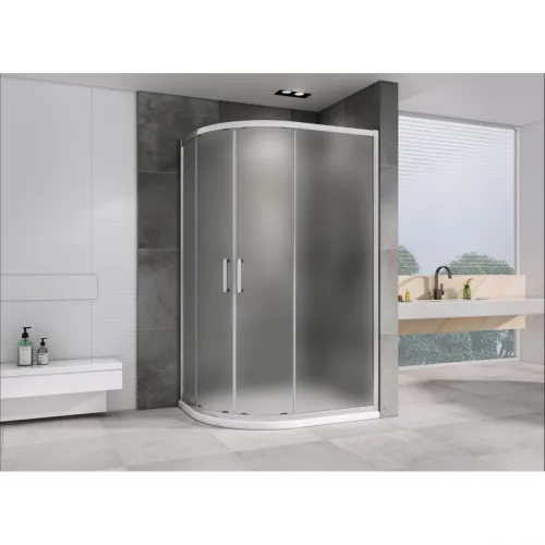 Душевой уголок 110x90 см Abber Schwarzer Diamant AG01119M матовое