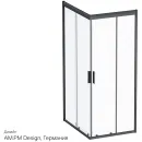 Душевой уголок 100x80 см Am.Pm Gem W90G-404-100280-BT прозрачное