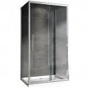 Душевой уголок 130x60 см Abber Schwarzer Diamant AG30130H-S60-S60 прозрачное