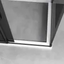 Душевой уголок Vincea Slim-N VSR-4SN8013CGB 130x79 см, профиль черный матовый, стекло тонированное