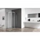 Душевой уголок 80x80 см BelBagno ACQUA-R-2-80-C-Cr прозрачное