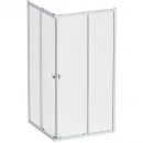 Душевой уголок Am.Pm Sunny W87G-403-100100-MT 98,3x98,3 см, профиль матовый хром, стекло прозрачное