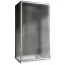 Душевой уголок 130x50 см Abber Schwarzer Diamant AG30130MH-S50M-S50M матовое