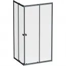 Душевой уголок Am.Pm Sunny W87G-403-10080-BT 98,3x78,3 см, профиль черный матовый, стекло прозрачное