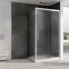 Душевой уголок 130x60 см Abber Schwarzer Diamant AG30130MH-S60M матовое