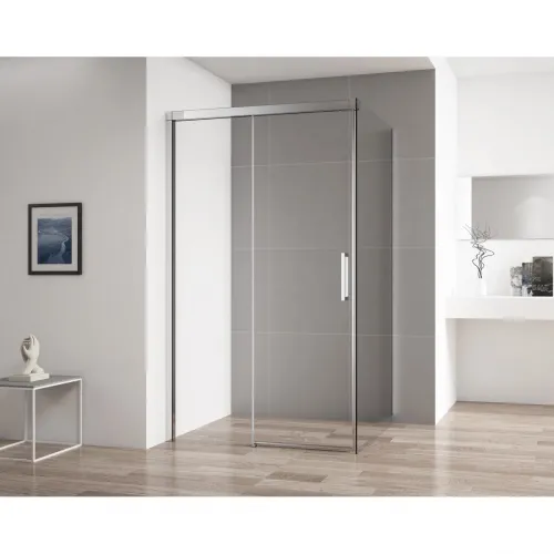 Душевой уголок 140x80 см Cezares DUET SOFT-AH-1-140/80-C-Cr прозрачное