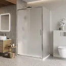Душевой уголок BelBagno Luce LUCE-AH-1-120/90-P-Cr 120x90 см, профиль хром, стекло текстурное