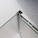 Душевой уголок BelBagno Luce LUCE-AH-1-120/90-P-Cr 120x90 см, профиль хром, стекло текстурное