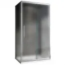 Душевой уголок 130x60 см Abber Schwarzer Diamant AG30130MH-S60M-S60M матовое