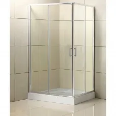 Душевой уголок 100x80 см BelBagno Uno UNO-195-AH-2-100/80-C-Cr прозрачное