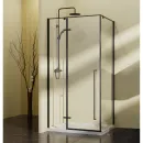 Душевой уголок Vincea Slim-N VSR-5SN1010CLB 98,2x98,5 см, профиль черный матовый, стекло прозрачное