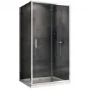 Душевой уголок 110x60 см Abber Schwarzer Diamant AG301105-S605 прозрачное