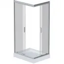 Душевой уголок без поддона 100x80 см AM.PM Gem W90G-404-100280-MT прозрачное