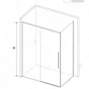 Душевой уголок 100x100 см RGW SV-42B (SV-12B+Z-050-1B) Stilvoll 32324200-014 прозрачное
