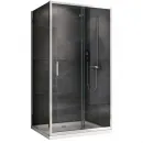 Душевой уголок 140x60 см Abber Schwarzer Diamant AG301405-S605 прозрачное
