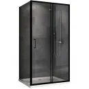 Душевой уголок 110x60 см Abber Schwarzer Diamant AG30110B5-S60B5 прозрачное