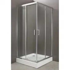 Душевой уголок с поддоном 90x90x200 см BelBagno Uno прозрачное UNO-GL-A-2-90-C-CR-TR