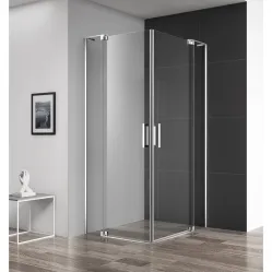 Душевой уголок 100-110x100-110 см Cezares SLIDER-A-2-100/110-C-Cr прозрачное