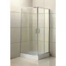 Душевой уголок 80x80 см BelBagno Uno UNO-195-A-2-80-P-Cr текстурное стекло