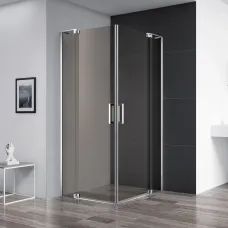 Душевой уголок 100-110x80-90 см Cezares SLIDER-AH-2-80/90-100/110-BR-Cr бронза