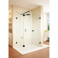Душевой уголок Riho Scandic NXT X204 G001098121 157,2x87,2 см R, профиль черный матовый, стекло прозрачное
