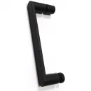 Душевой уголок 140x60 см Abber Schwarzer Diamant AG30140B5-S60B5 прозрачное