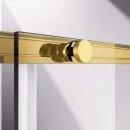 Душевой уголок Vincea Slim-N VSR-4SN9014CLG 140x89 см, профиль золотой матовый, стекло прозрачное
