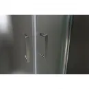 Душевой уголок с поддоном 90x90x200 см BelBagno Uno текстурное UNO-GL-R-2-90-P-CR-TR