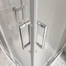 Душевой уголок BelBagno Luce LUCE-AH-2-100/80-C-Cr 100x80 см, профиль хром, стекло прозрачное
