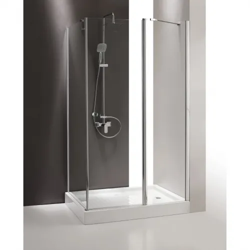 Душевой уголок Cezares Triumph 100x80 см прозрачное стекло TRIUMPH-D-AH-1-100/80-C-Cr-R