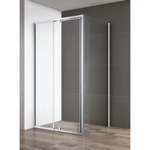 Душевой уголок 100/110x80 см Cezares VARIANTE-AH-1-100/110-80-C-Cr прозрачное