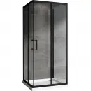 Душевой уголок 90x90 см Abber Schwarzer Diamant AG02090B-S90B прозрачное