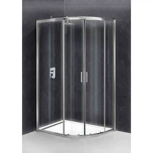 Душевой уголок 119,5x79,5 см BelBagno Uno UNO-195-RH-2-120/80-C-Cr прозрачное