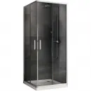 Душевой уголок 100x100 см Abber Schwarzer Diamant AG021005 прозрачное