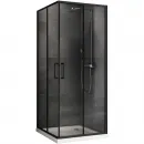 Душевой уголок 100x100 см Abber Schwarzer Diamant AG02100B5 прозрачное