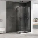 Душевой уголок 100x100 см Abber Schwarzer Diamant AG02100B5 прозрачное