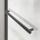 Душевой уголок Vincea Slim Soft VSR-1SS1012CLGM 120x100 см, профиль вороненая сталь, стекло прозрачное