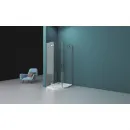 Душевой уголок 100x100 см BelBagno Kraft KRAFT-R-2-100-C-Cr прозрачное