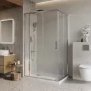 Душевой уголок BelBagno Luce LUCE-AH-21-110/90-C-Cr 110x90 см, профиль хром, стекло прозрачное