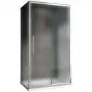 Душевой уголок 110x50 см Abber Schwarzer Diamant AG30110MH-S50M-S50M матовое
