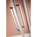Душевой уголок Cezares Stylus STYLUS-O-M-R-2-100-C-Cr 100x100 см, профиль хром, стекло прозрачное