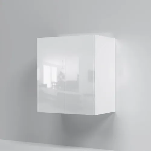 Шкаф двустворчатый 60x68,5 см белый глянец Am.Pm Func M8FCH0602WG