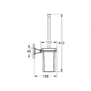 Туалетный ершик в комплекте Grohe Grandera 40632IG0